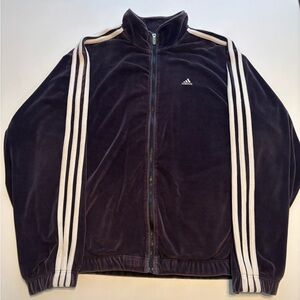 Vintage adidas vellore tracksuit top (feels like juicy couture)